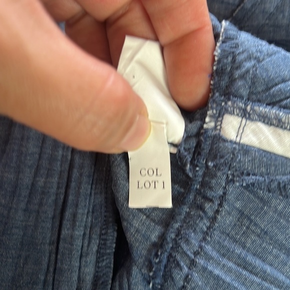 Vintage🧚‍♀️Vex Collection Blue Denim Like Pleated Blazer Size EU 46 - Picture 10 of 12